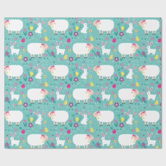 Easter Lambs Cadeaupapier (Vlak)