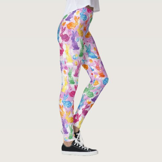EASTER Leggings Bunny Egg Yoga Pants Women's Girls (Rechts)