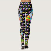 EASTER Leggings Bunny Egg Yoga Pants Women's Girls (Achterkant)