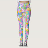 EASTER Leggings Bunny Egg Yoga Pants Women's Girls (Voorkant)