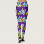 EASTER Leggings Bunny Egg Yoga Pants Women's Girls (Achterkant)