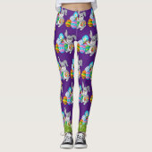 EASTER Leggings Bunny Egg Yoga Pants Women's Girls (Voorkant)