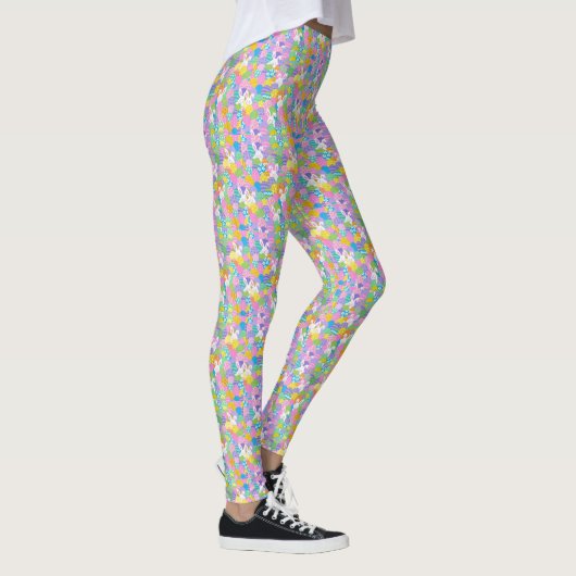 EASTER Leggings Bunny Egg Yoga Pants Women's Girls (Rechts)