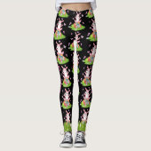 EASTER Leggings Bunny Egg Yoga Pants Women's Girls (Voorkant)