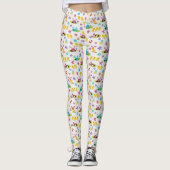 EASTER Leggings Bunny Egg Yoga Pants Women's Girls (Voorkant)