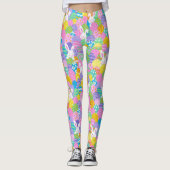 EASTER Leggings Bunny Egg Yoga Pants Women's Girls (Voorkant)