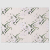 Easter Lily Diagonals Botanisch Weefselpapier Tissuepapier (Voorkant)