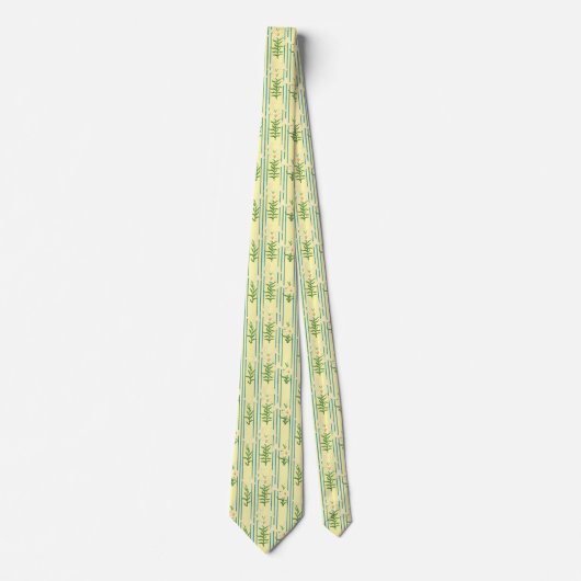 Easter Lily Neck Tie Stropdas (Voorkant)