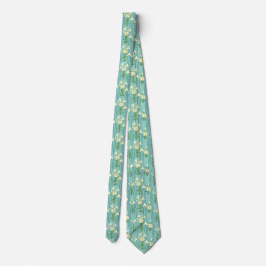 Easter Lily Neck Tie Stropdas (Achterkant)