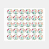 Easter  - little bunny on big egg labels (Vel)