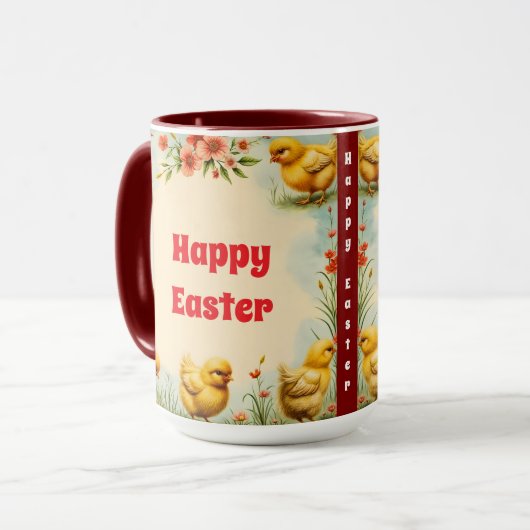  Easter Little Chicken Holiday Collectie Mok (Voorkant links)