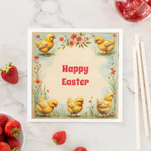 Easter Little Chicken Holiday Collectie Servet