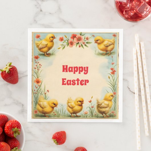 Easter Little Chicken Holiday Collectie Servet (Insitu)