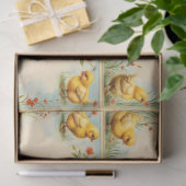  Easter Little Chicken Holiday Collectie Tissuepapier (Geschenk)