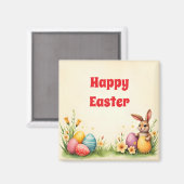 Easter Little Rabbit Populair Collectie Magneet (Voorkant / Achterkant)