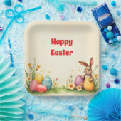 Easter Little Rabbit Populair Collectie Papieren Bordje (Feest)