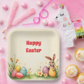 Easter Little Rabbit Populair Collectie Papieren Bordje (Feest)