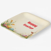 Easter Little Rabbit Populair Collectie Papieren Bordje (Gebogen)