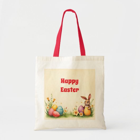Easter Little Rabbit Populair Collectie Tote Bag (Voorkant)