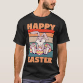 Easter Little Rabbit with painted Eggs T-shirt (Voorkant)