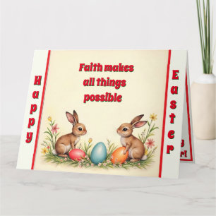 Easter Little Rabbits  Populair Collectie Kaart