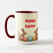 Easter Little Rabbits Populair Collectie Mok (Links)
