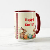 Easter Little Rabbits Populair Collectie Mok (Voorkant rechts)