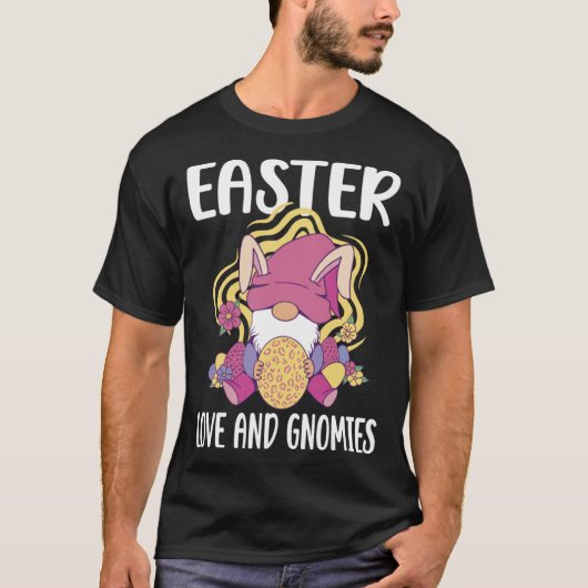 Easter Love and Gnomies easter easters day T-shirt (Voorkant)