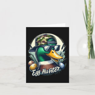 Easter Mallard Duck De jacht is op Pasen Camo Duc Kaart