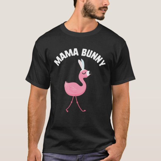 Easter Mama Bunny Flamingo Mm Grandma Bunny Kids T-shirt (Voorkant)