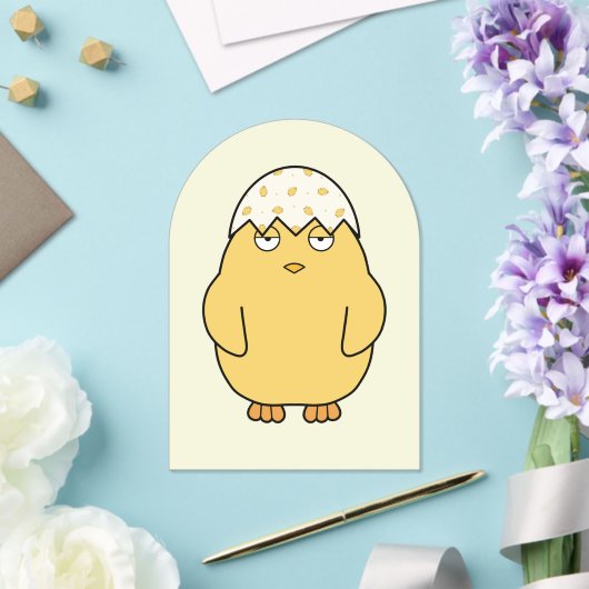 Easter Meh Chick 2 Acryl Uitnodigingen (Insitu (Huwelijk))