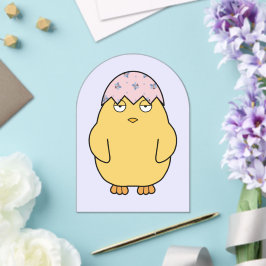 Easter Meh Chick 3 Acryl Uitnodigingen