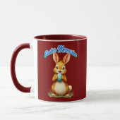 Easter Memories – Cute Bunny Illustration caneca Mok (Links)