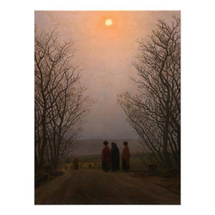 Easter Morning by Caspar David Friedrich Foto Afdruk