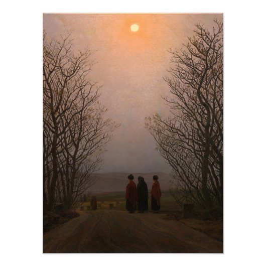 Easter Morning by Caspar David Friedrich Foto Afdruk (Voorkant)
