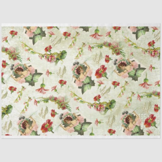 Easter Morning Lady Tissuepapier (Voorkant)