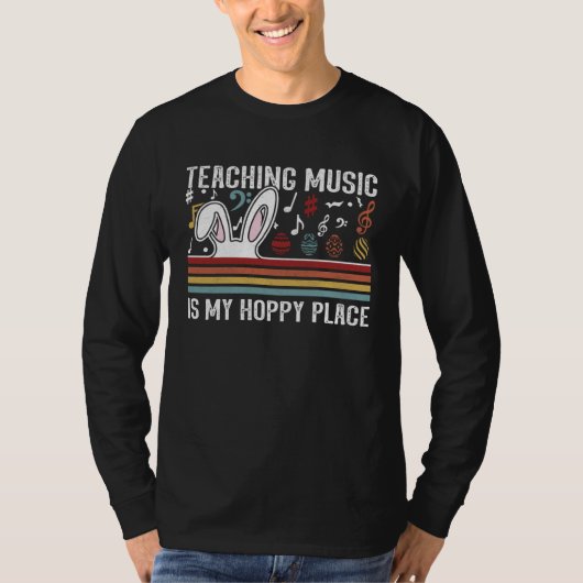 Easter music teaching guitar teacher Easter music  T-shirt (Voorkant)