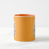 Easter of Petals – Floral Bunny Art - caneca Mok (Midden)