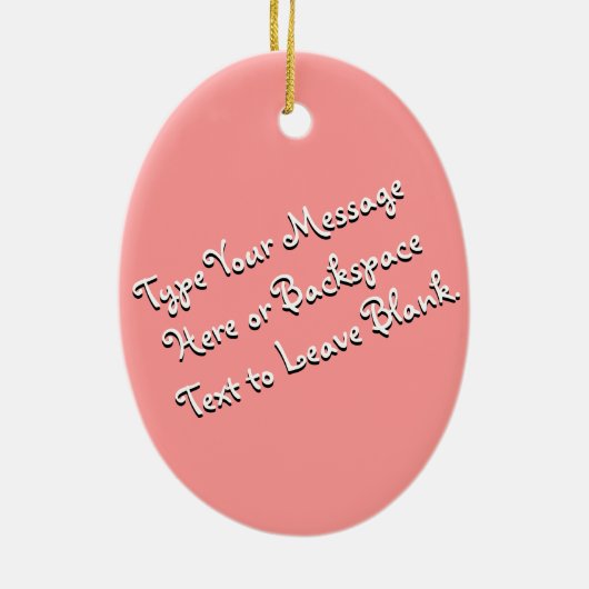 Easter Ornament Custom Easter Bunny Decorations (Achterkant)