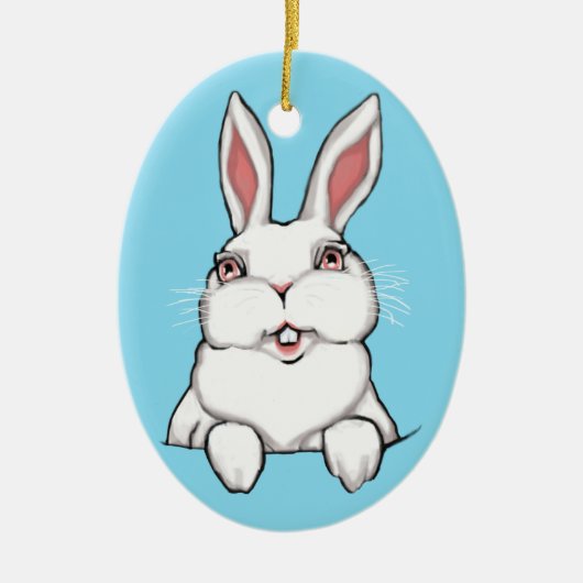 Easter Ornament Custom Easter Bunny Decorations (Voorkant)