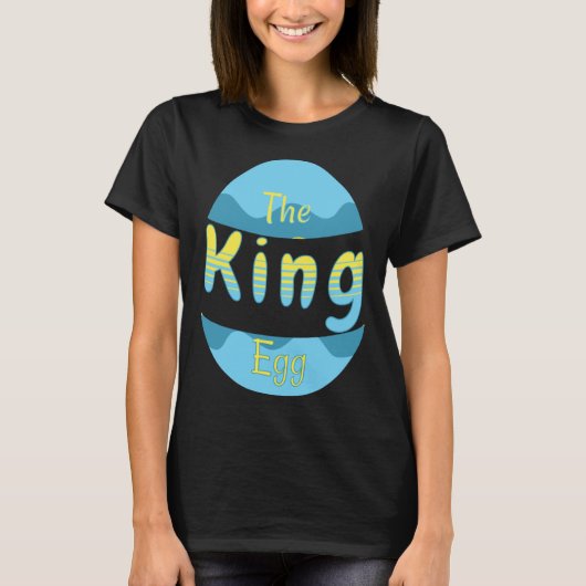 Easter Parade and Egg Hunt King Egg Matching Famil T-shirt (Voorkant)