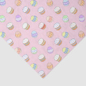 Easter Party Cakes and Eggs Cute Pattern Tissuepapier (Detail)