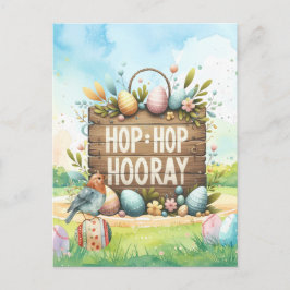 Easter Party Invitation card Briefkaart