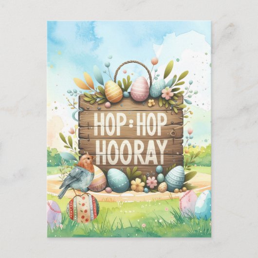 Easter Party Invitation card  Briefkaart (Voorkant)