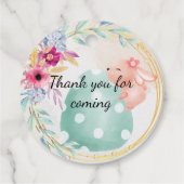 Easter party thank you  bedankjes labels (Achterkant)