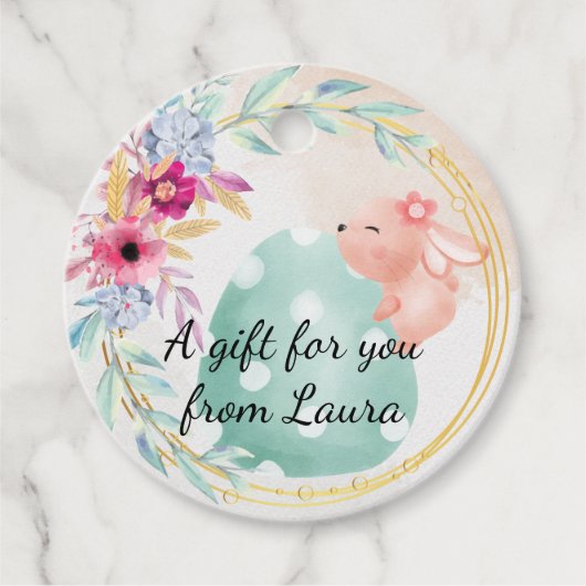 Easter party thank you  bedankjes labels (Voorkant)