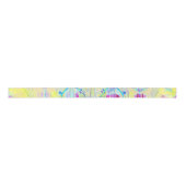 Easter Pastel Abstract Party Grosgrain Ribbon Satijnen Lint (Voorkant)