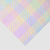 Easter Pastel Plaid Tissue Paper Tissuepapier (Detail)