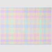Easter Pastel Plaid Tissue Paper Tissuepapier (Voorkant)