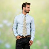 Easter Patchwork Pastel Bunnies Eggs and Gingham Stropdas